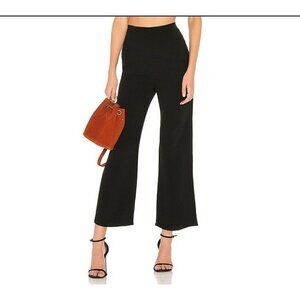 New Flynn Skye Black Parker Pants Womens Large High Waist Rayon